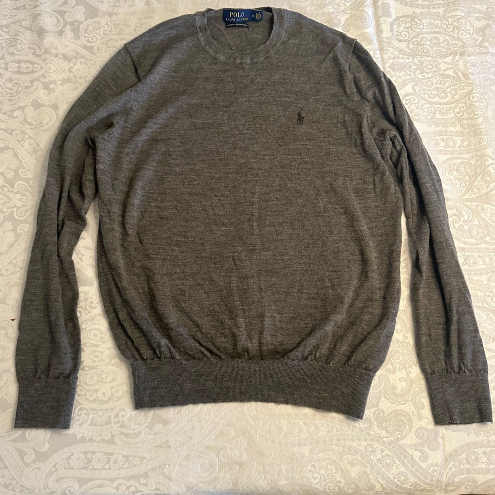 Polo Ralph Lauren Merino Wool Grey Sweater